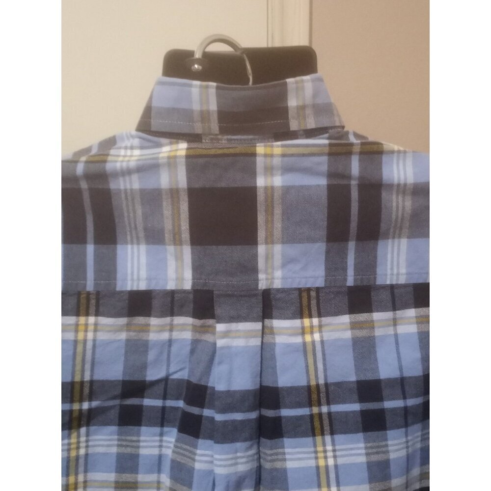 Cinch Men's Long Sleeve Shirt Button Down 100% Cotton, Cowboy, Blue Plaid Size M - Picture 8 of 13
